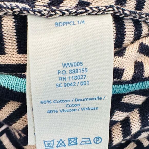 Boden Jacquard Knitted Tunic 3/4 Sleeves Dress Size 8L - Picture 4 of 4